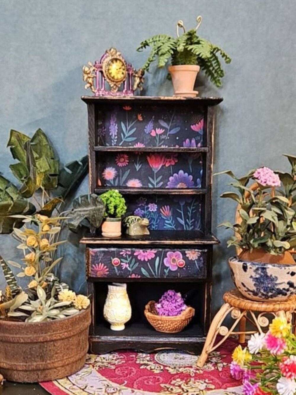 Dollhouse Miniature Cabinet by Siyadina 1:12 Scale